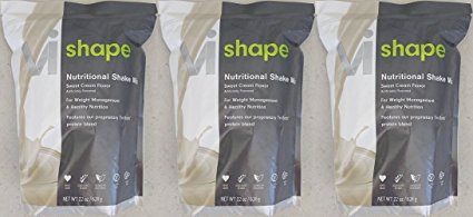 ViSalus VI-Shape Nutritional Shake Mix Sweet Cream Flavor 22 oz (3 Bags, 72 meals)