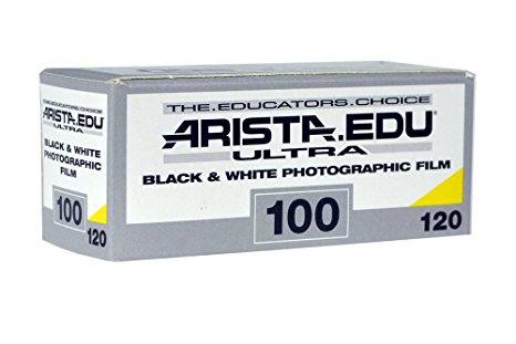 Arista EDU Ultra 100 ISO Black & White Film, 120