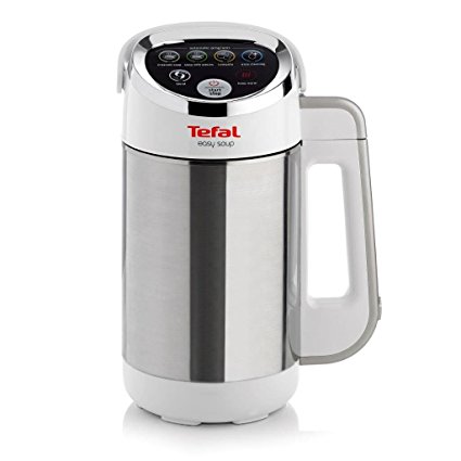 Tefal BL841140 Easy Soup and Smoothie Maker, Stainless Steel, White