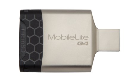 Kingston MobileLite G4 USB 3.0 Multi Card Reader - Black, Grey