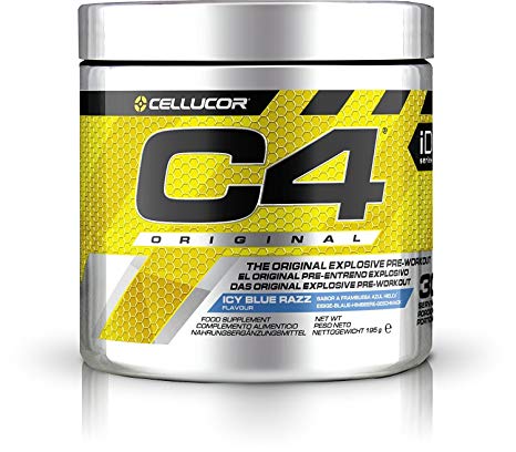 Cellucor C4 Explosive Pre-Workout Supplement - 30 Servings (Icy Blue Razz)