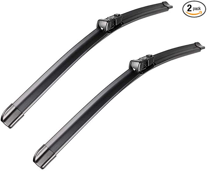ANRDDO 2 Wipers Factory for Volvo C30 S40 V50 V60 S80 C70 V70 XC70 XC60 Ford Mondeo MK4 Original Equipment Replacement Wiper Blade - 26"/20" (Set of 2) Top Lock 19mm 3397007088