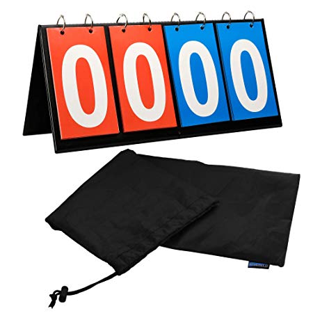 Bluecell 4-Digital Portable Table Top Sports Volleyball Basketball Table Tennis Scoreboards