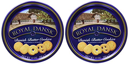 Royal Dansk Cookies Danish Butter 12oz Tin Case Pack 2