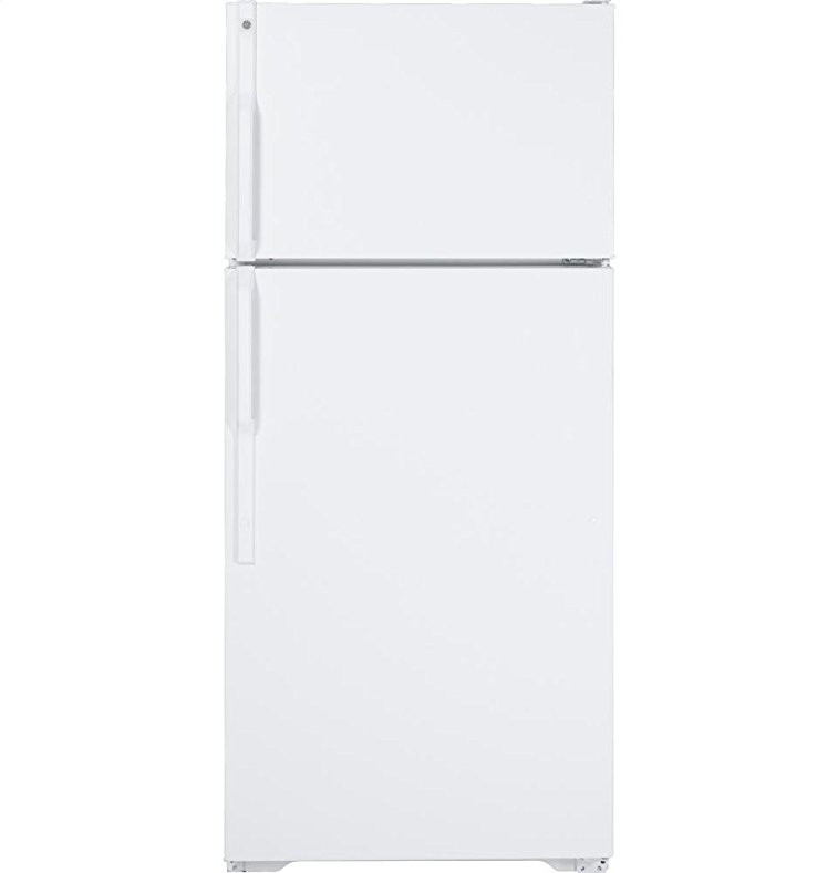 GE GTH17DBDWW 16.5 Cu. Ft. White Top Freezer Refrigerator - Energy Star