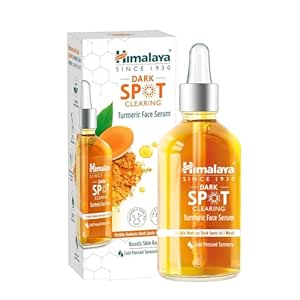 himala,ya Dark Spot Clearing Turmeric Face Serum | Organically sourced Turmeric | Reduce dark spots in 7 days | 10% Glycolic Acid & 2% Niacinamide | 30ml