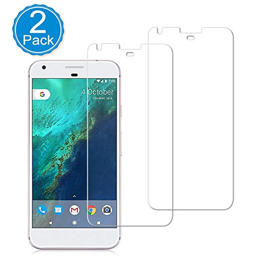 [2-Pack] Google Pixel XL Screen Protector,BBInfinite Ultra Clear 9H Anti-Scratch Tempered Glass,2.5D Rounded Edges Bubble Free Install Glass Film with Lifetime Replacement Warranty