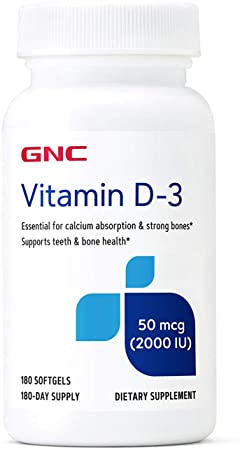 GNC Vitamin D3 50mcg
