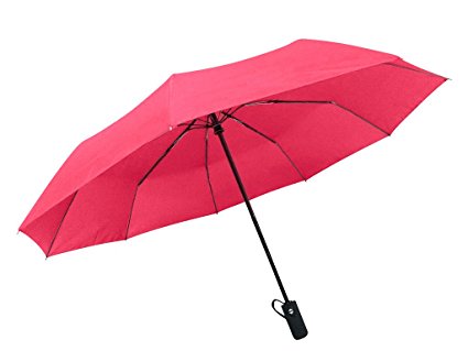 Rain-Mate Travel Umbrella - Windproof, Reinforced Canopy, Ergonomic Handle, Auto Open/Close