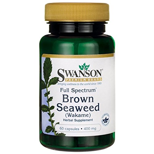 Swanson Full Spectrum Brown Seaweed (Wakame) 400 mg 60 Caps