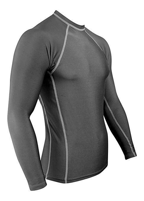 Rash Guards For Men - UV 50 Sun Protection Swim Shirts Long Sleeve