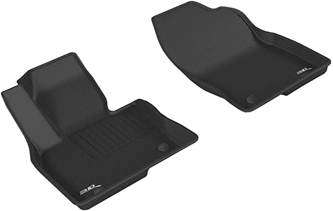 3D MAXpider L1MZ05711509 Black Weather Floor Mat for Select Mazda Cx-9 Models Front Row