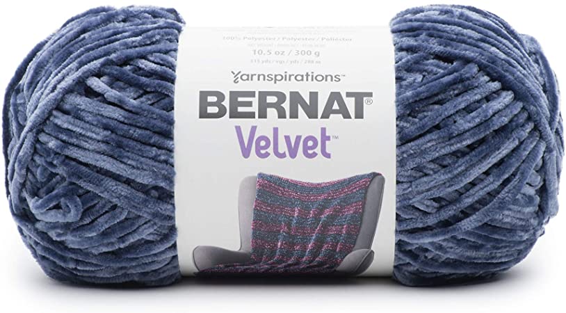 Bernat 16103232007 Yarn, 10.5 oz, Indigo Velvet