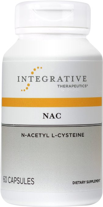 Integrative Therapeutics - NAC (N-Acetyl-Cysteine) - Vital Cellular Antioxidant Supplement - 60 Capsules