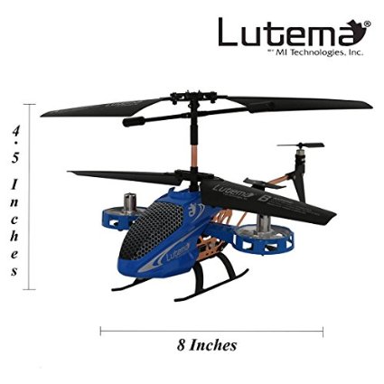 Lutema Avatar 2 Hovercraft 4CH Remote Control Helicopter Blue