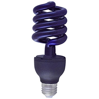 60 Watt Flourescent Blacklight Twist Bulb