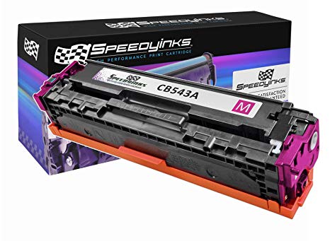 Speedy Inks Remanufactured Toner Cartridge Replacement for HP 125A / CB543A (Magenta)