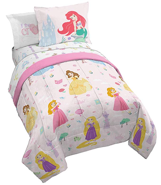 Jay Franco Disney Princess Paper Cut Bed Set, Full