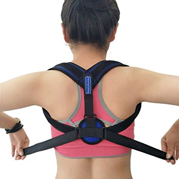MuMu New Life Back Posture Corrector Adjustable Clavicle Brace Shoulder Posture Support Strap for Daily Work Prevents Slouching