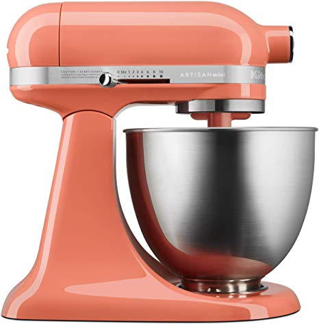 KitchenAid KSM3311XPH Artisan Mini Design Series 3.5 Quart Tilt-Head Stand Mixer, Bird of Paradise