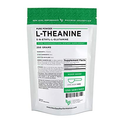 L-Theanine Powder - Energy - Stress Anxiety - Mood Enhancer (250g)