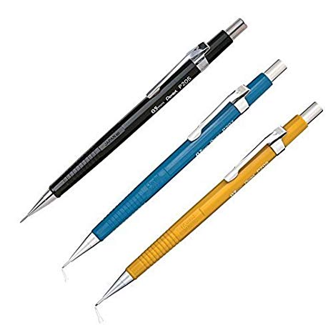 Pentel Sharp Mechanical Pencils - P205A, P207C, P209G, 1 Each