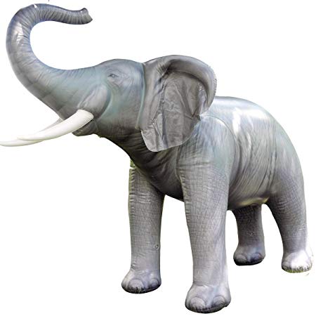 Jet Creations AL-ELE Inflatable Lifelike Life Elephant, 84"