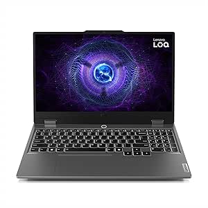 Lenovo LOQ 15.6" FHD 144Hz Gaming Laptop Intel Core i5-12450HX 12GB DDR5 512GB SSD NVIDIA GeForce RTX 3050 6GB Luna Grey - Intel Core i5-12450HX Octa-core - NVIDIA GeForce RTX 3050 6GB - 1920 x 1