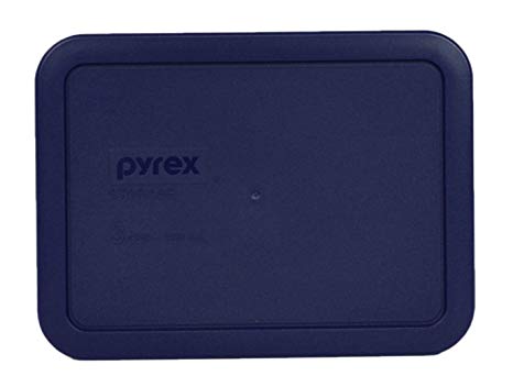Pyrex 7210-PC Rectangle Dark Blue 3 Cup Storage Lid for Glass Dish