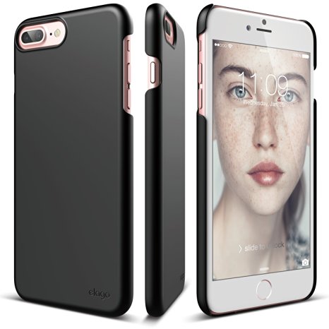 iPhone 7 Plus case, elago [Slim Fit 2][Black] - [Light][Minimalistic][True Fit] – for iPhone 7 Plus