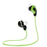 Bluetooth HeadphonesROKER Bluetooth V41 Wireless Stereo Sports Earbuds Earphones Headset Headphone for Running Gym Exercise with Microphone for iPhone iPad Samsung and More Green