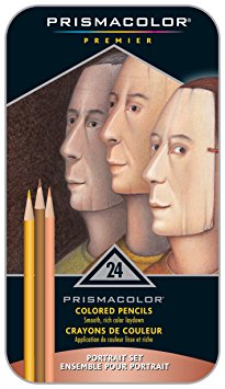 Prismacolor Premier Colored Pencils, Portrait Set, Soft Core, 24-Count