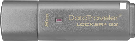Kingston Digital 8GB Traveler Locker   G3, USB 3.0 with Personal Data Security & Automatic Cloud Backup