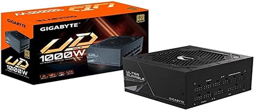 Gigabyte UD1000GM Power Supply Unit 1000 W 20 4 pin ATX Black