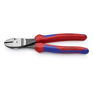 Knipex 7402200 8-Inch High Leverage Diagonal Cutters - Comfort Grip