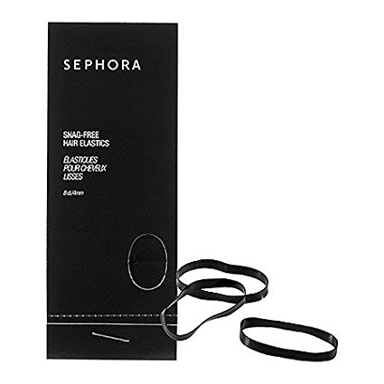 SEPHORA COLLECTION Snag-Free Hair Elastics Black Set of 8
