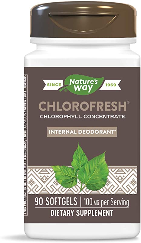 Nature's Way Chlorofresh; Internal Deodorant*; chlorophyll concentrate; 90 softgels