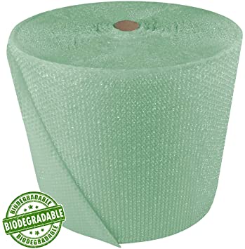 ECO Bubble Wrap 500mm X 100m | OXO Biodegradable Additive Incorporated for Enhanced Biodegradability | Green Colour