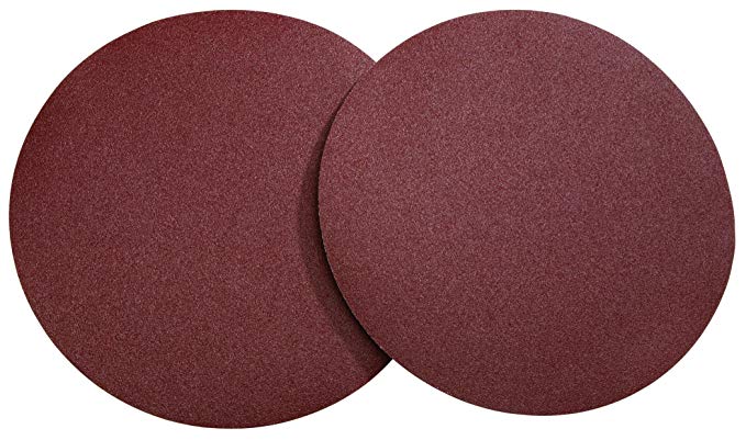 Woodstock D1335 12-Inch Diameter PSA 60 Grit Aluminum Oxide Sanding Disc, 2-Pack