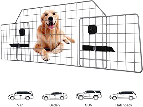 Sailnovo Grille de Séparation Voiture pour Chien Barriere Chien Voiture Extensible