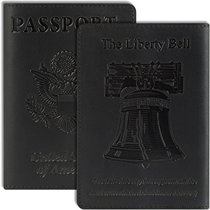 Shvigel Passport Cover - Leather Holder - Love America Collection