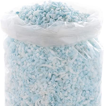 Linenspa Shredded Memory Foam - Craft Foam - Replacement Fill for Pillows, Bean Bags, Chairs, Dog Beds, Stuffed Animals, and Crafts, 2.5 Lbs