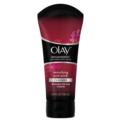 Olay Regenerist Detoxifying Pore Scrub Cleanser 6.5 Fl Oz (Packaging May Vary) (Pack of 2)