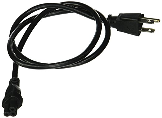 Monoprice 3ft 18AWG Grounded AC Power Cord, 10A (NEMA 5-15P to IEC-320-C5)