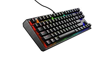 Cooler Master CK530 Tenkeyless Gaming Mechanical Keyboard with Brown Switches, RGB backlighting, On-the-fly CONTROLS, and Aluminum Top Plate