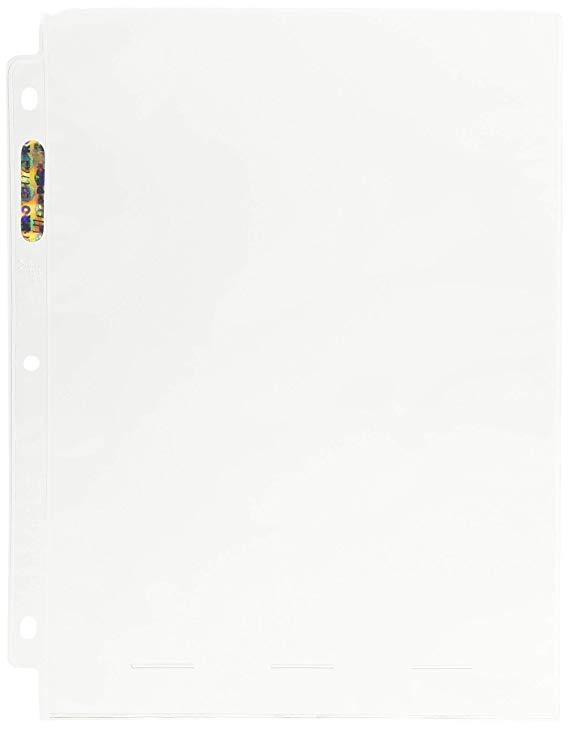 Ultra Pro 1-Pocket Platinum Page with 8" X 10" Pocket 100 ct.