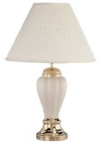 ORE International 6117IV 27-Inch 60-Watt Ceramic Table Lamp Ivory