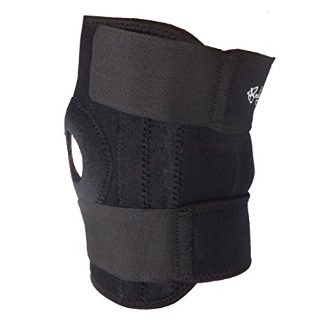Knee Support by Bodyprox, Black Breathable Knee Brace