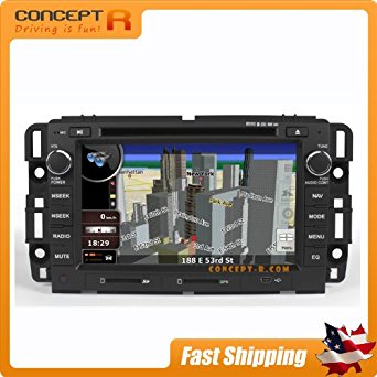 2007-13 Chevrolet Silverado 1500/2500HD/3500HD/Avalanche/Impala/Suburban 2007-2009 Chevy Equinox 2006-2007 Monte Carlo In-dash Vehicle DVD GPS Navigation Stereo Satellite XM Bluetooth Hands-free Deck AV Receiver CD Player Stereo Astrium GEE-1102 SD USB FM AM iPod-Ready OEM Replacement Deck