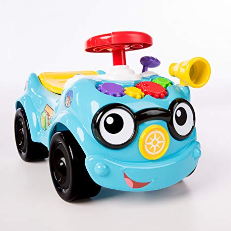 Baby Einstein Roadtripper Ride-On Car and Push Toddler Toy with Real Car Noises, Ages 12 months and up